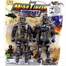 Boneco Policial 10cm - Infantil - Diversão - 2 peças - Mm Multimarcas