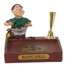 Boneco Profissional Bancario Miniatura Caneta/Papel 8Cm Boneco Profissional Bancario Miniatura Caneta/Papel 8Cm