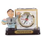 Boneco Profissional Engenheira Miniatura C/ Relógio 8 Cm
