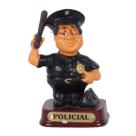 Boneco Profissional Policial Miniatura Decoração 8 Cm Boneco Profissional Policial Miniatura Decoração 8 Cm