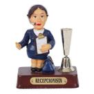 Boneco Profissional Recepcionista Porta Caneta 8 cm