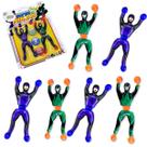 Boneco Que Gruda Na Parede Ninja Geleca Infantil Brinquedo -