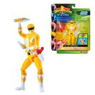 Boneco Ranger Amarela Power Rangers Morfável Auto Morphin