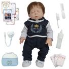 Boneco Reborn 100% Vinil Cabelo Implantado Fio A Fio Fofinho