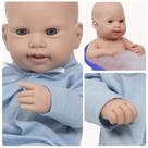 Boneco Reborn Bebê Menino Príncipe Carequinha 43cm Brinquedo