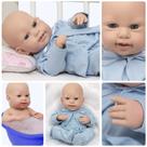 Boneco Reborn Bebê Menino Príncipe Carequinha 43cm Brinquedo