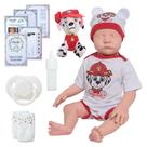 Boneco Reborn Masculino Bebê 100% Silicone Pode Dar Banho