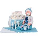 Boneco Reborn Menino 100% Silicone Realista Kit Completo