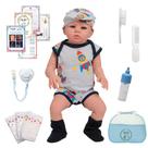 Boneco Reborn Menino Recém Nascido Conjunto Aviãozinho Boneco Reborn Menino Recém Nascido Conjunto Aviãozinho