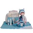 Boneco Reborn Realista 46cm Com Bolsa Maternidade e Itens