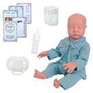 Boneco Reborn Realista com Kit Fraldas e Mamadeira