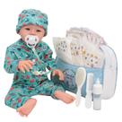 Boneco Reborn Realista Menino Corpo Silicone Pode Banho