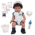 Boneco Reborn Recém Nascido Negro Com Enxoval 11 Itens Boneco Reborn Recém Nascido Negro Com Enxoval 11 Itens