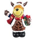 Boneco Rena de Natal Musical Iluminada com Luzes LED Decoração Natalina