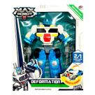 Boneco Robô Transforma em Caminhão 2 em 1 Branco e Azul L015-66 - Dorémi