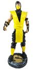Boneco Scorpion Ninjas Mortal Kombat 18cm Colecionável Estátua em Resina Miniatura Enfeite