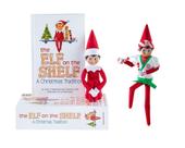Boneco Scout Boy Azul com Olhos Azuis e Conjunto Karate Kicks do Elf on the Shelf