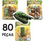 Boneco soldado brinquedo soldadinho miniatura plástico tanque guerra brinquedo exército