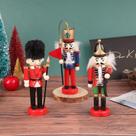 Boneco Soldado Quebra-Nozes De 13CM, Pingente De Natal, Decoração De Mesa, Boneco Soldado De Desenho