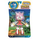 Boneco Sonic Hedgehog Flexfigs On Card Amy 2495
