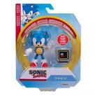 Boneco Sonic The Hedgehog E Acessório Nova Série 10 Cm Jakks