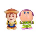Boneco Squishy Woody ou Buzz Lightyear Toy Story Antiestresse Sortido e Unitário Toyng - 059498