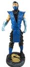 Boneco Sub Zero Ninjas Mortal Kombat 18cm Colecionável Estátua em Resina Miniatura Enfeite