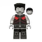 Boneco super herois e vilões hq quadrinhos bloco de montar