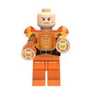 Boneco super herois vilões quadrinhos hq bloco de montar modelo:lanterna laranja