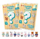 Boneco Surpresa Casinha Feliz Família Filhote - Kit Com 2 Un