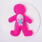 Boneco Terapêutico Menina - Criança Interior - Bonecos para Constelação Familiar Cor:Verde Água