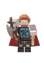 Boneco Thor com Mjolnir em Bloco de Montar Boneco Thor com Mjolnir em Bloco de Montar