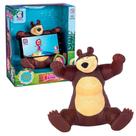 Boneco Urso da Masha Em Vinil Suporte P/ Celular - Cotiplas