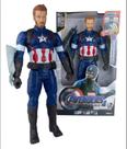 Boneco Vingador Avengers Capitão América 30 Cm C/ Som E Luz