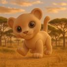 Boneco Vinil Atóxico Oncinha Parda Safari Animais Grande Macio Brinquedo Criança Presente