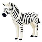 Boneco Zebra Vinil 30cm Safari Brinquedo Realista Adijomar