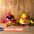 Bonecos Angry em 3D de Pássaros animados estilo cartoon divertidos para presente FanArt Geek Game