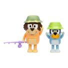 Bonecos Bluey Fishing with Grandad - Pacote com 2 e Acessórios