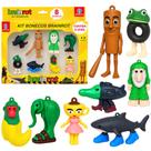 Bonecos Brainrot Meme Virais Infantil Caixa 8 Personagens