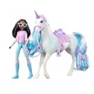 Bonecos Colecionáveis Unicorn Academy Layla & Glacier com 2 Acessórios de Montaria - 7899573638092