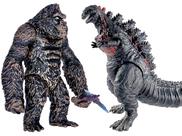 Bonecos de ação de brinquedo TWCare Legendary Shin Godzilla vs King Kong