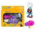 Bonecos De Ação De Silicone Macio Plants Vs Zombies: Cactus, Peashooter, Canhão De Coco, A.K.E.E. -