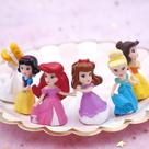 Bonecos de ação Disney Cinderella Snow White Belle 5cm