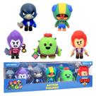 Bonecos de ação P.M.I. Brawl Stars, todos os cinco itens colecionáveis de 11,43 cm