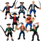 Bonecos de ação piratas Playset Liberty Imports 8 peças
