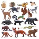 Bonecos de brinquedo SIENON Forest Animals, 18 unidades para coberturas de bolo