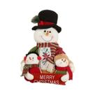 Bonecos De Natal De Pelúcia Papai Noel E Boneco De Neve Para Decoração De Árvore, Decoração De