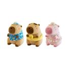 Bonecos De Pelúcia Capivara De Praia De Verão, Família De Três, Figuras Fofas Com Forro De Malha Bonecos De Pelúcia Capivara De Praia De Verão, Família De Três, Figuras Fofas Com Forro De Malha