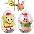 Bonecos de Vinil Bob Esponja e Patrick no Ovo De Pascoa Bonecos de Vinil Bob Esponja e Patrick no Ovo De Pascoa