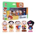 Bonecos de Vinil Dedoches Turma Da Mônica Miniaturas 5 Peças
